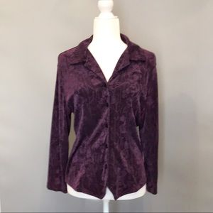 Brocade Knit Blouse from Coldwater Creek